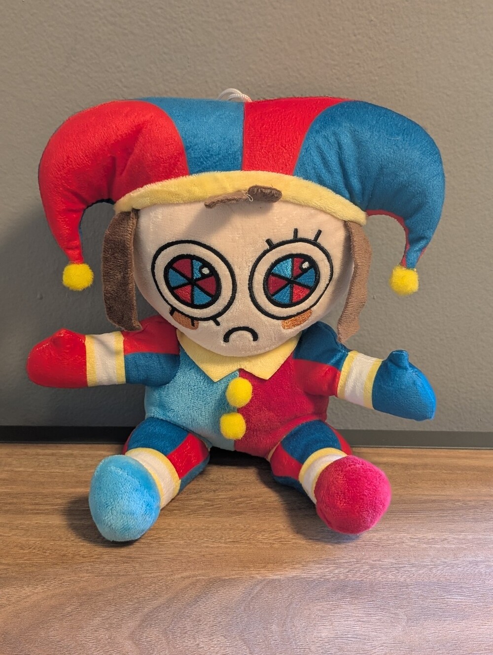 The Amazing Digital Circus Pomni Plush Toy Jester Doll with Suction Cup Hanger